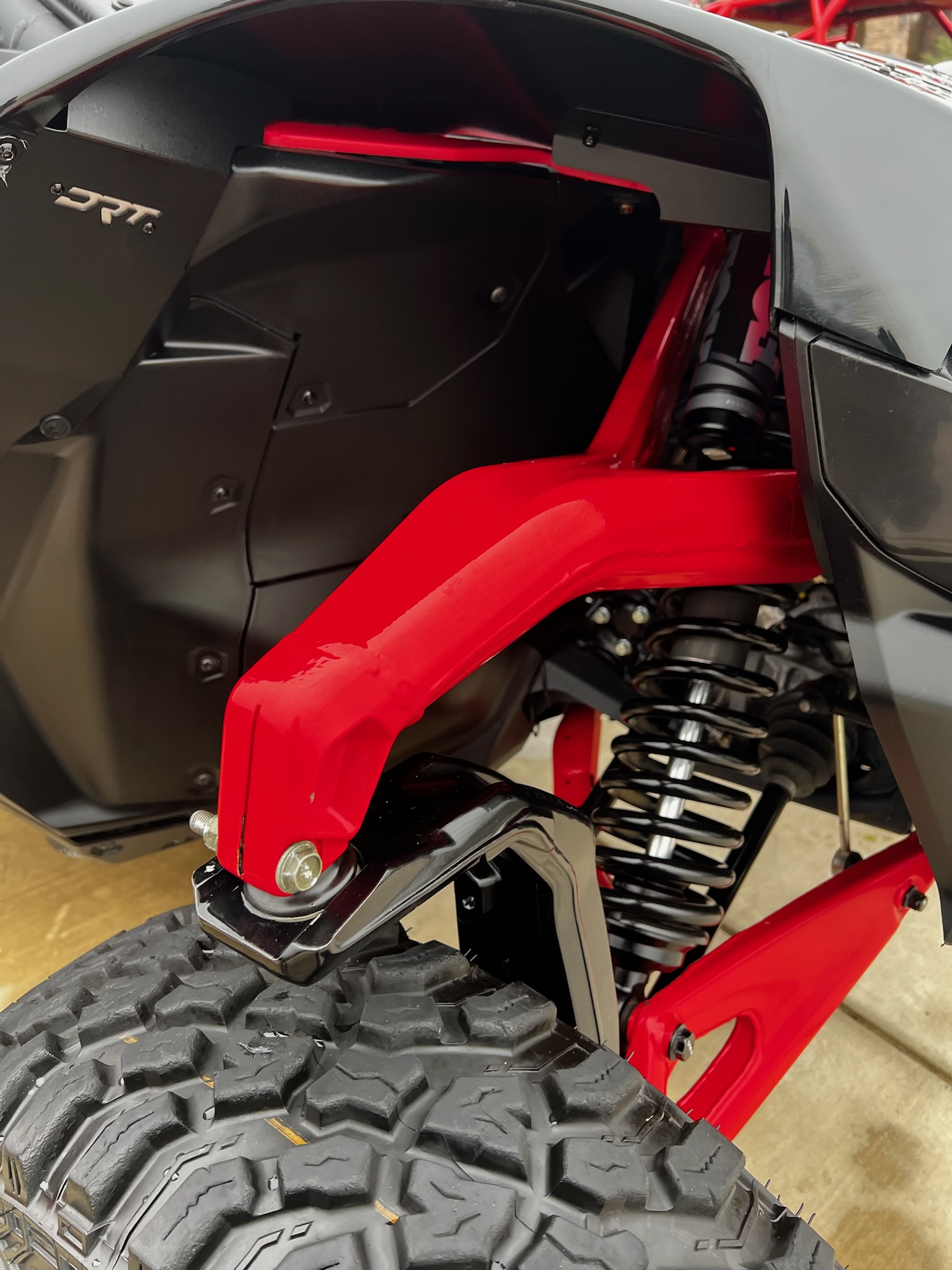 Can-Am Maverick Suspension Detail
