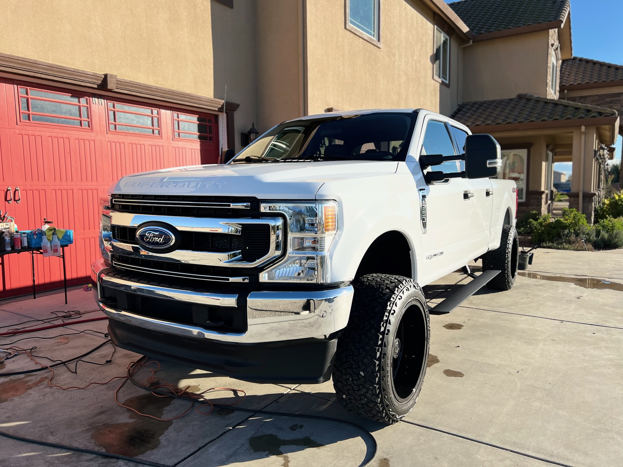 Ford Super Duty White Detail