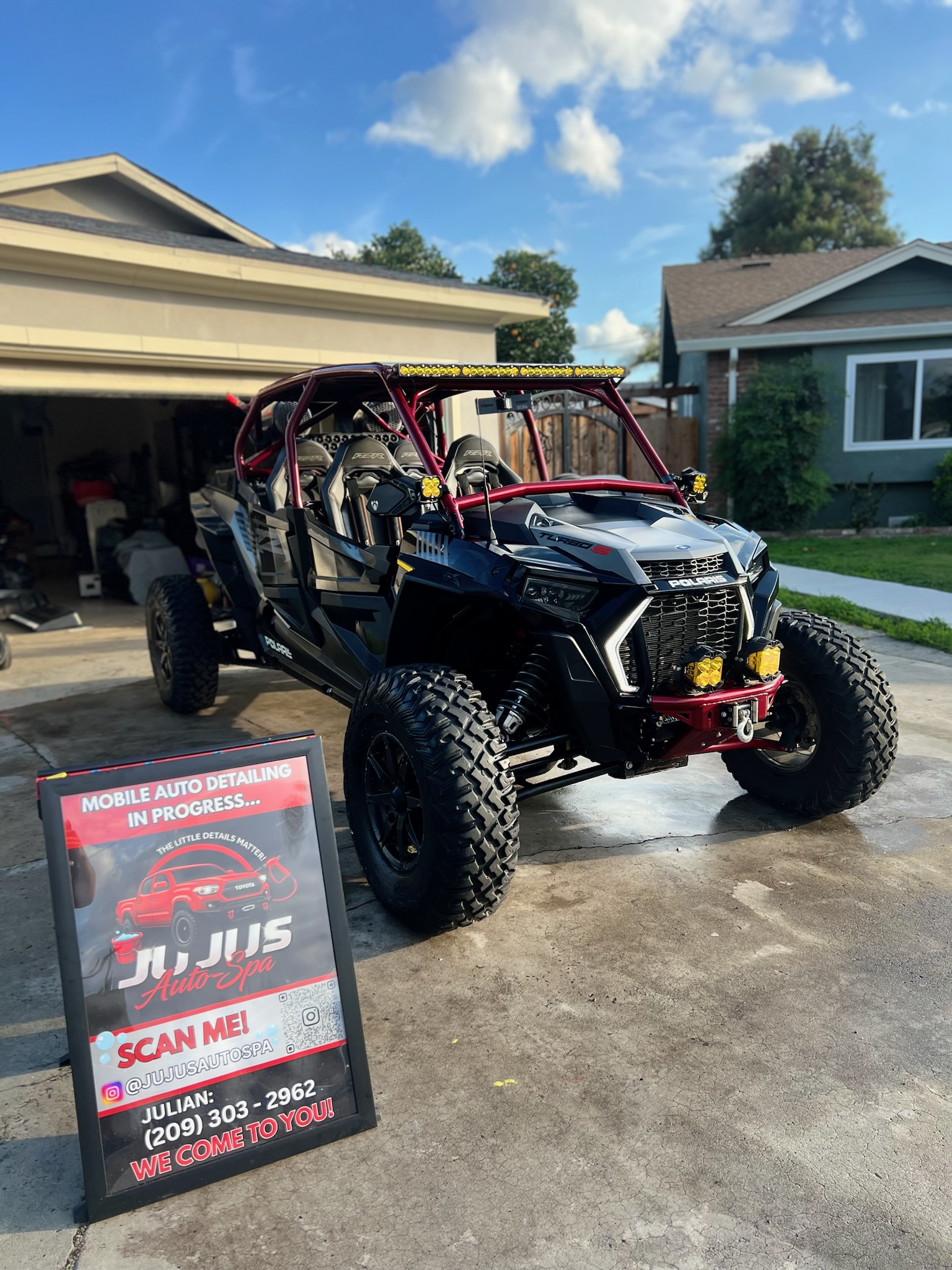 Polaris RZR Turbo S Mobile Detail